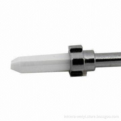 SC/APC Zirconia Ceramic Ferrule with Flange, High-precision for Concentricity, ID and OD